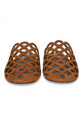 Sabot donna Bibi Lou in camoscio colore cuoio BIBI LOU- | 629Z30-CAM.CUERO